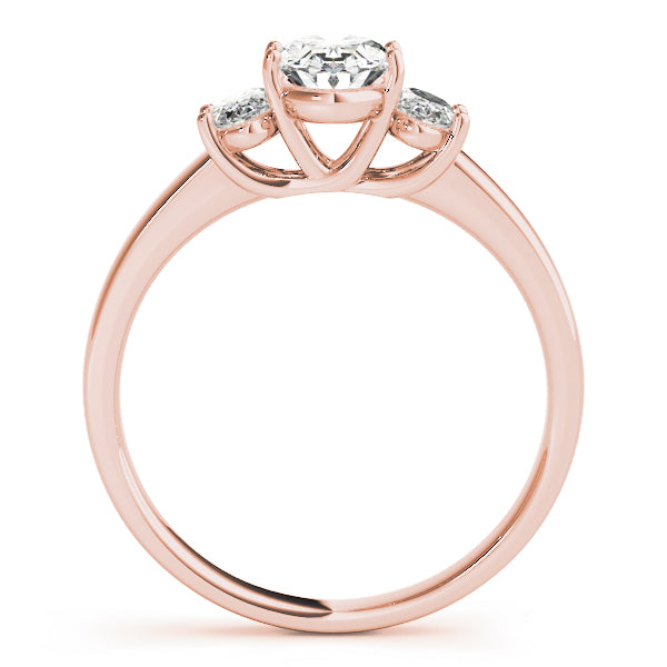 Oval Three-Stone Diamond Engagement Ring · 1.45 ct tw