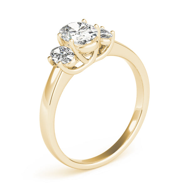 Oval Three-Stone Diamond Engagement Ring · 1.45 ct tw
