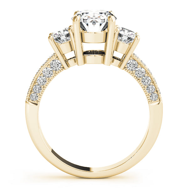 Oval Three-Stone Diamond Engagement Ring · 0.90 ct tw