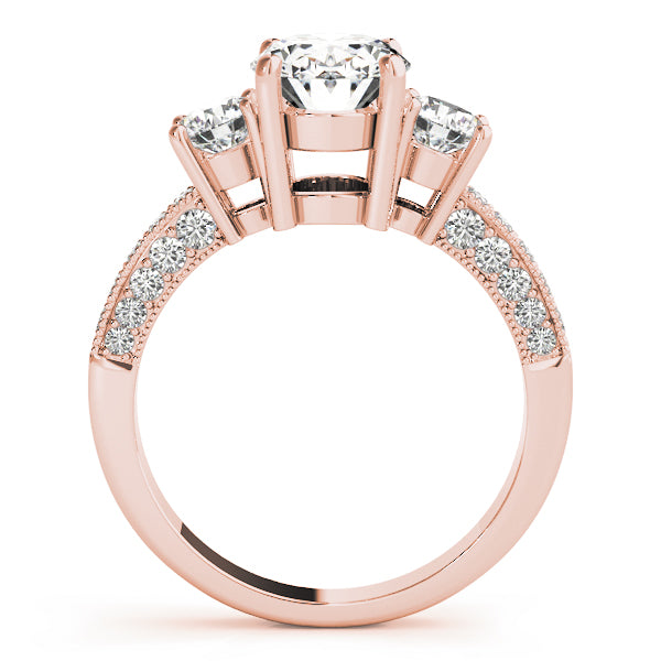 Oval Three-Stone Diamond Engagement Ring · 0.90 ct tw