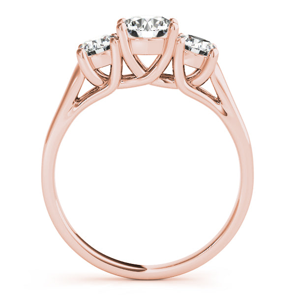 Round Three-Stone Diamond Engagement Ring · 1.00 ct tw
