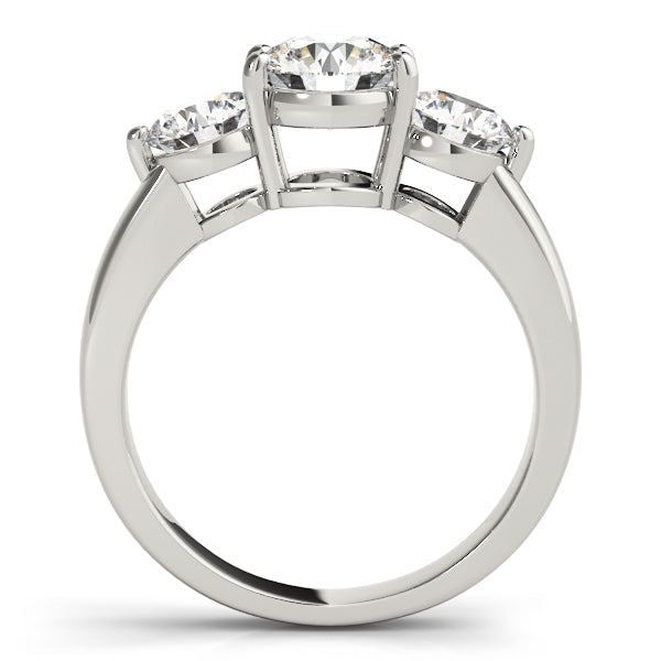Round Three-Stone Diamond Engagement Ring · 2.00 ct tw