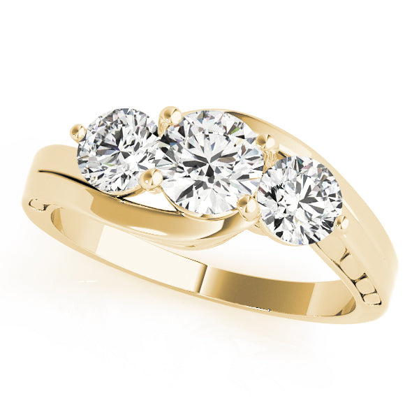 Round Three-Stone Diamond Engagement Ring · 1.00 ct tw