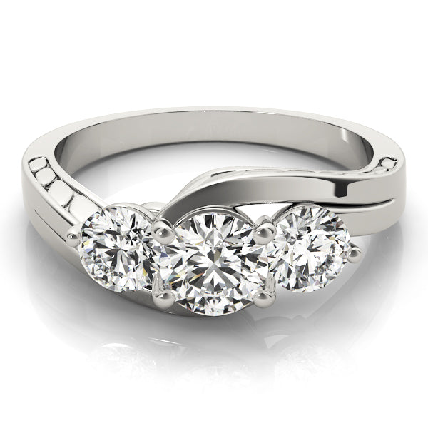 Round Three-Stone Diamond Engagement Ring · 2.00 ct tw