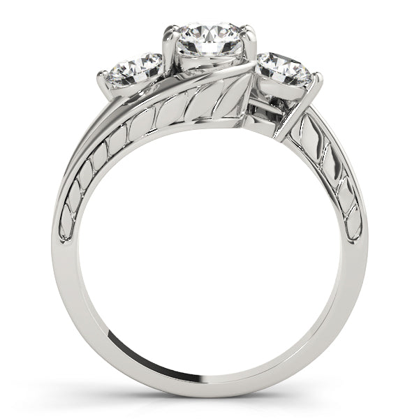 Round Three-Stone Diamond Engagement Ring · 1.00 ct tw