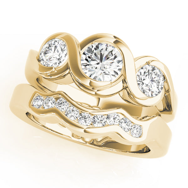 Round Three-Stone Diamond Engagement Ring · 1.00 ct tw