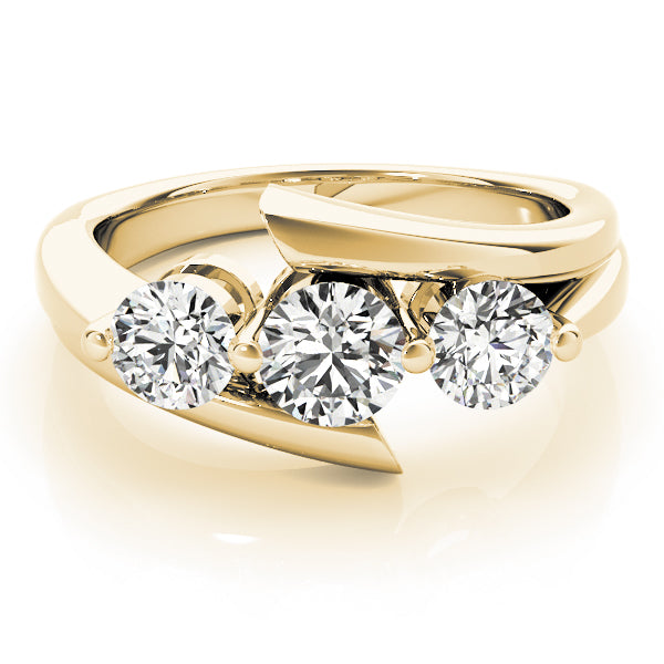Round Three-Stone Diamond Engagement Ring · 1.00 ct tw