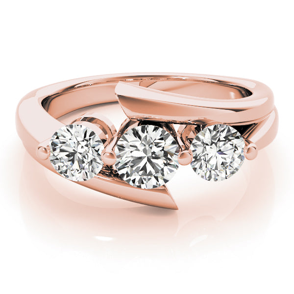 Round Three-Stone Diamond Engagement Ring · 1.00 ct tw
