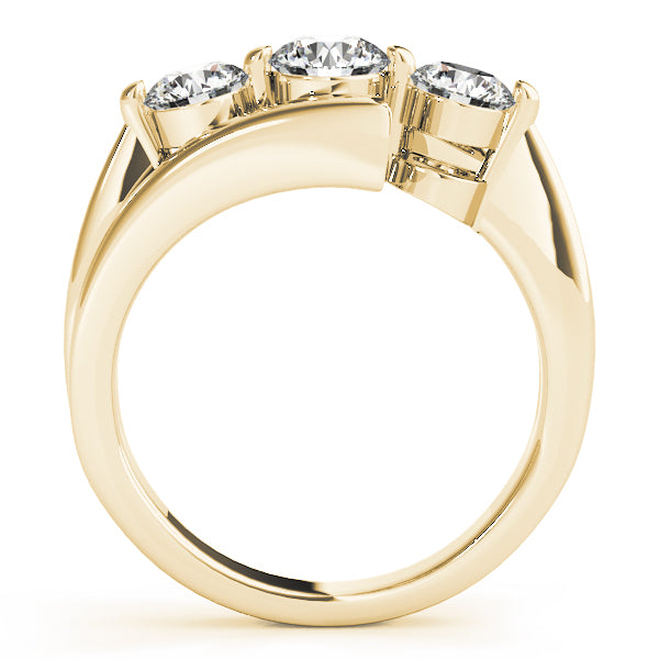 Round Three-Stone Diamond Engagement Ring · 1.00 ct tw