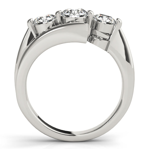 Round Three-Stone Diamond Engagement Ring · 1.00 ct tw