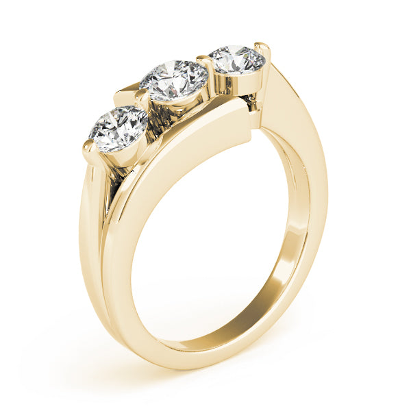 Round Three-Stone Diamond Engagement Ring · 1.00 ct tw