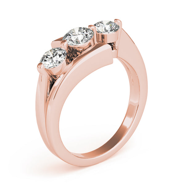 Round Three-Stone Diamond Engagement Ring · 2.00 ct tw