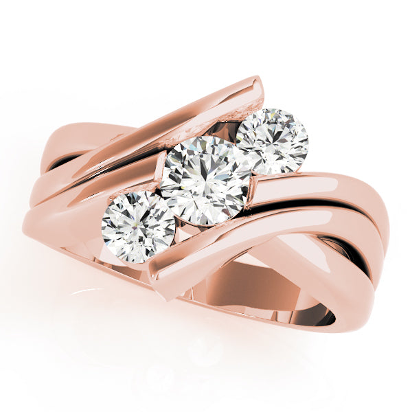 Round Three-Stone Diamond Engagement Ring · 2.00 ct tw