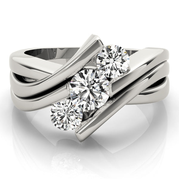 Round Three-Stone Diamond Engagement Ring · 2.00 ct tw