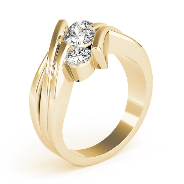 Round Three-Stone Diamond Engagement Ring · 1.00 ct tw