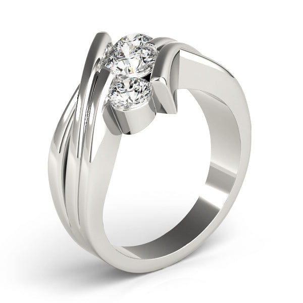 Round Three-Stone Diamond Engagement Ring · 1.00 ct tw