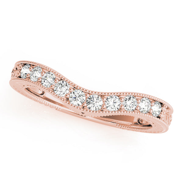 Curved Diamond Wedding Band · 0.30 ct tw