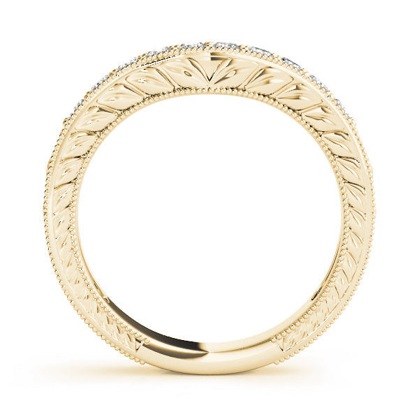 Curved Diamond Wedding Band · 0.33 ct tw