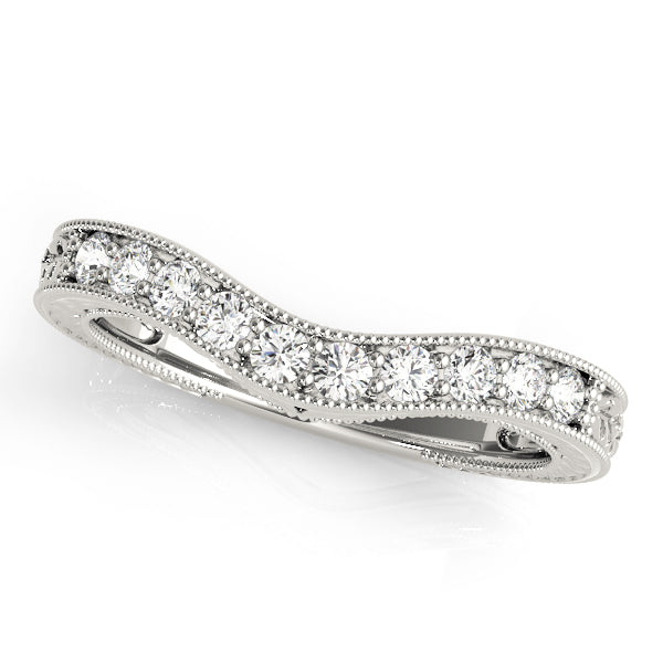 Curved Diamond Wedding Band · 0.23 ct tw