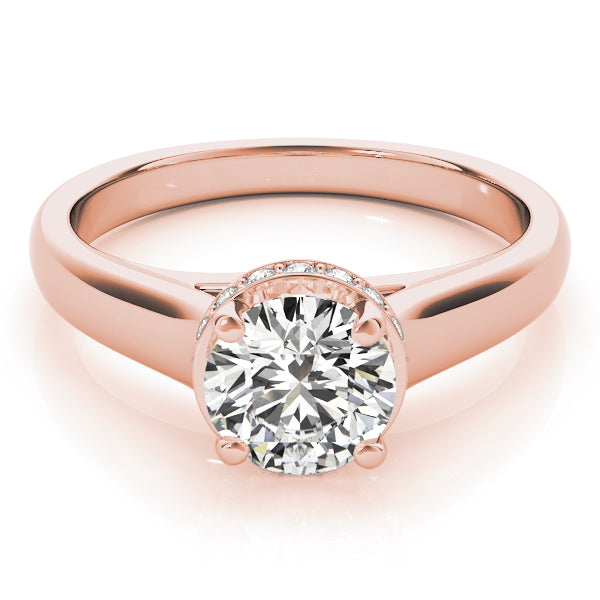 Round Trellis Diamond Engagement Ring · 0.38 ct tw