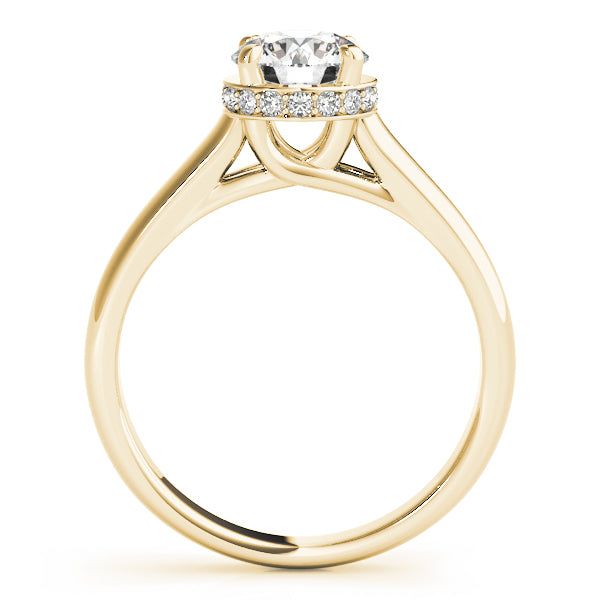 Round Trellis Diamond Engagement Ring · 0.38 ct tw