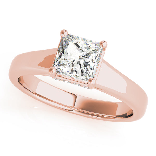 Square Trellis Diamond Engagement Ring · 0.21 ct tw