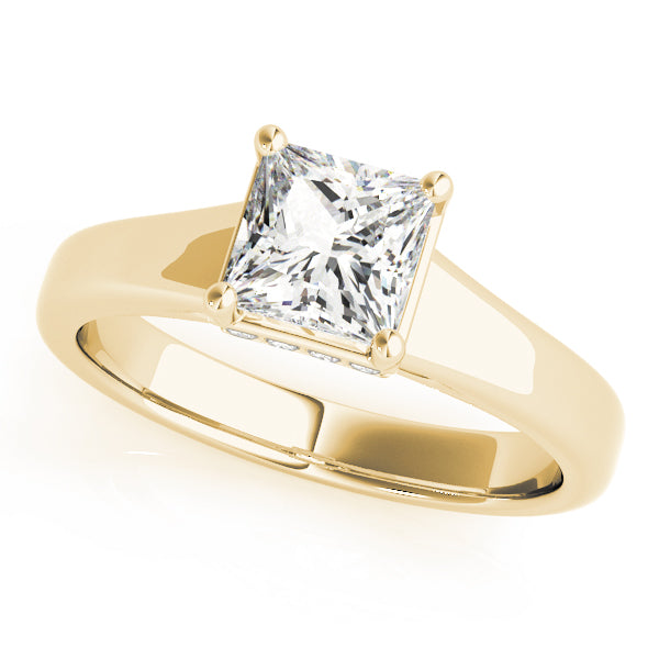 Square Trellis Diamond Engagement Ring · 0.66 ct tw