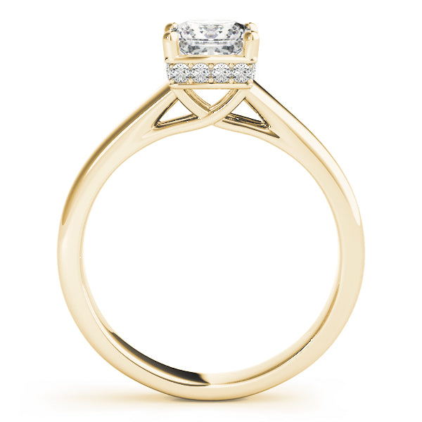 Square Trellis Diamond Engagement Ring · 0.66 ct tw