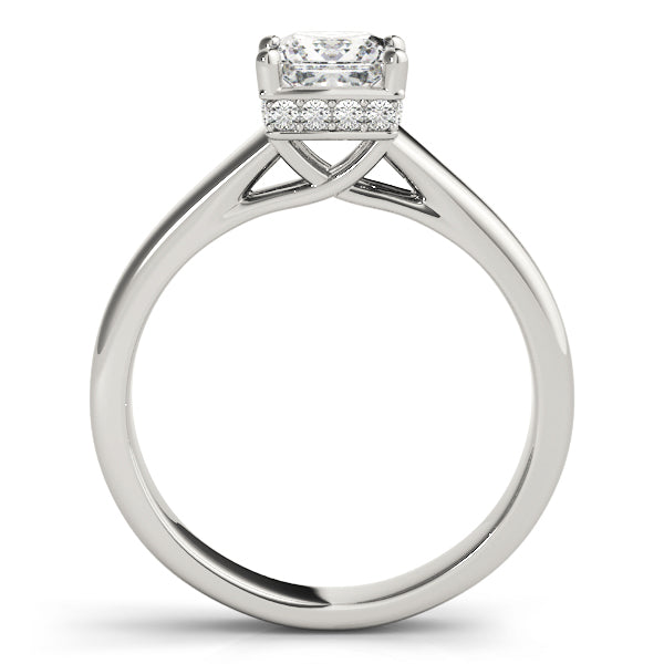 Square Trellis Diamond Engagement Ring · 0.66 ct tw