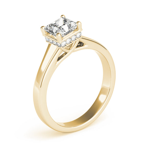 Square Trellis Diamond Engagement Ring · 0.83 ct tw
