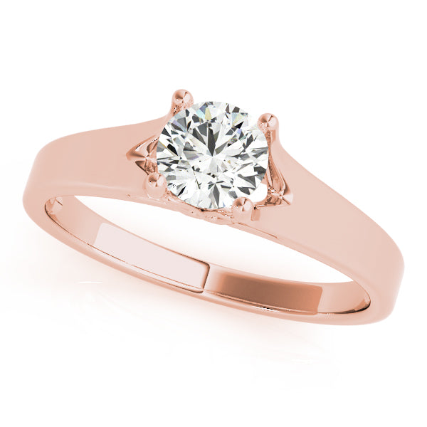 Round Diamond Solitaire Engagement Ring · 0.50 ct tw