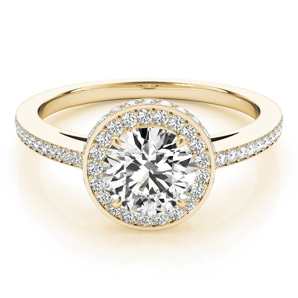 Round Halo Diamond Engagement Ring · 2.46 ct tw