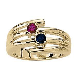 Mothers Gemstone Fashion Ring