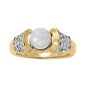 Pearl Gemstone Fashion Ring · 0.38 ct tw