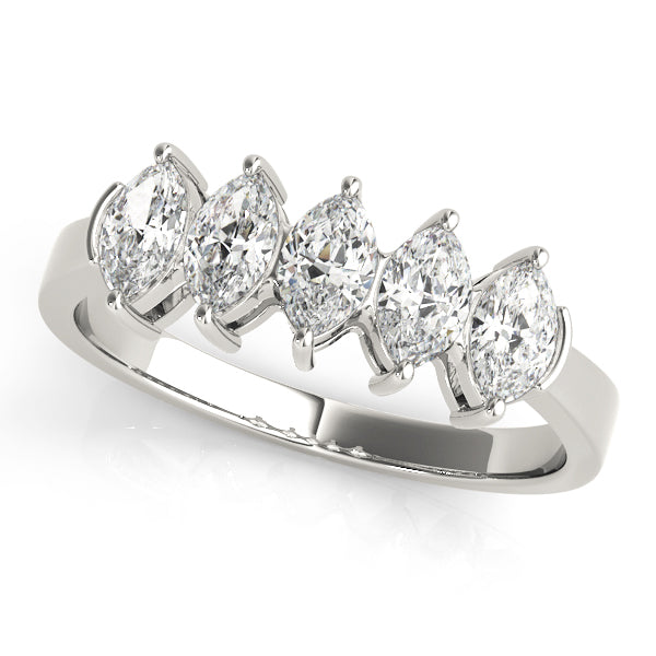 Marquise Fancy Shape Diamond Wedding Band · 1.00 ct tw