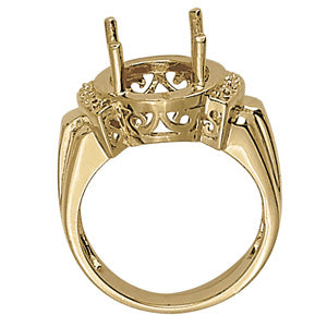 Oval Gemstone Fashion Ring · 0.06 ct tw
