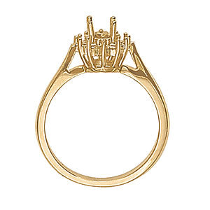 Oval Gemstone Fashion Ring · 0.24 ct tw