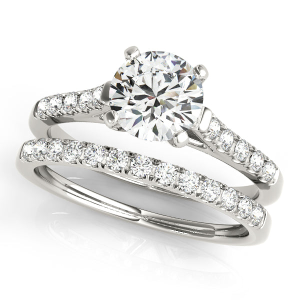 Single Row Prong Set Diamond Engagement Ring · 0.15 ct tw
