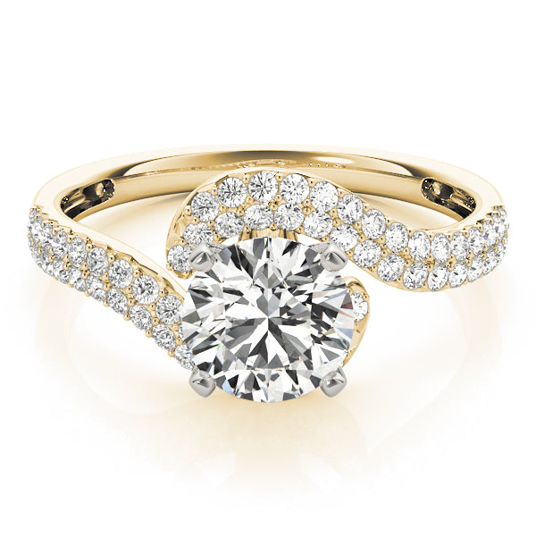 Bypass Diamond Engagement Ring · 0.31 ct tw