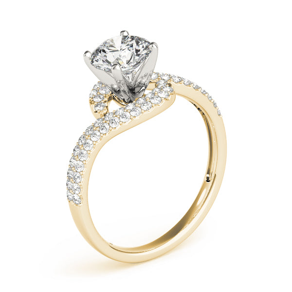 Bypass Diamond Engagement Ring · 0.31 ct tw