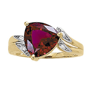 Trillion Gemstone Fashion Ring · 0.03 ct tw