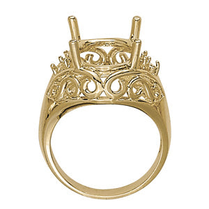 Oval Gemstone Fashion Ring · 0.09 ct tw
