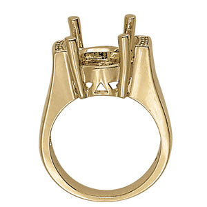 Oval Gemstone Fashion Ring · 0.06 ct tw
