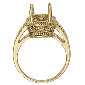 Oval Gemstone Fashion Ring · 0.04 ct tw