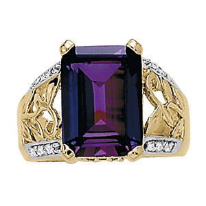 Emerald Gemstone Fashion Ring · 0.22 ct tw