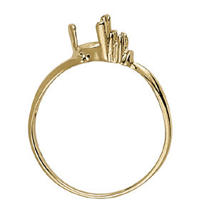Trillion Gemstone Fashion Ring · 0.06 ct tw