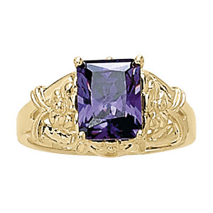 Emerald Gemstone Fashion Ring