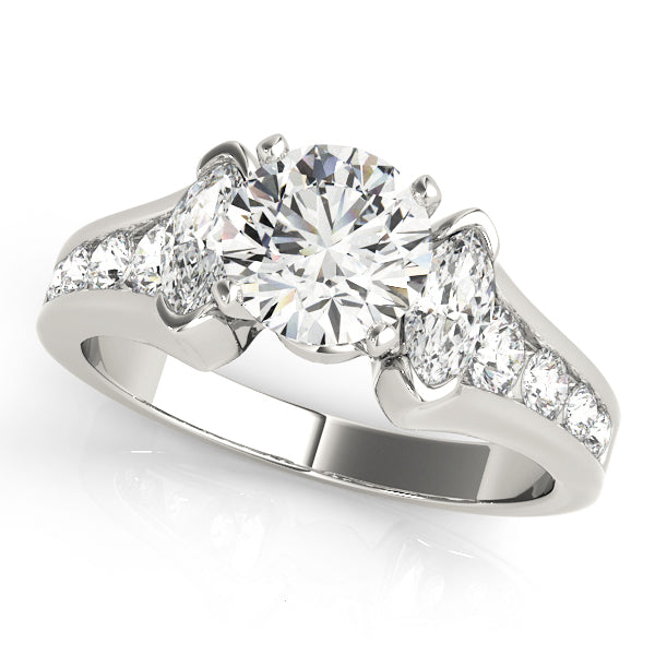 Marquise Fancy Shape Diamond Engagement Ring · 0.94 ct tw