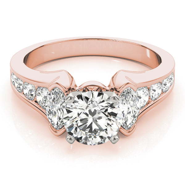 Marquise Fancy Shape Diamond Engagement Ring · 0.94 ct tw