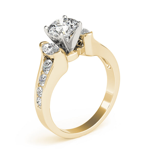 Marquise Fancy Shape Diamond Engagement Ring · 0.94 ct tw